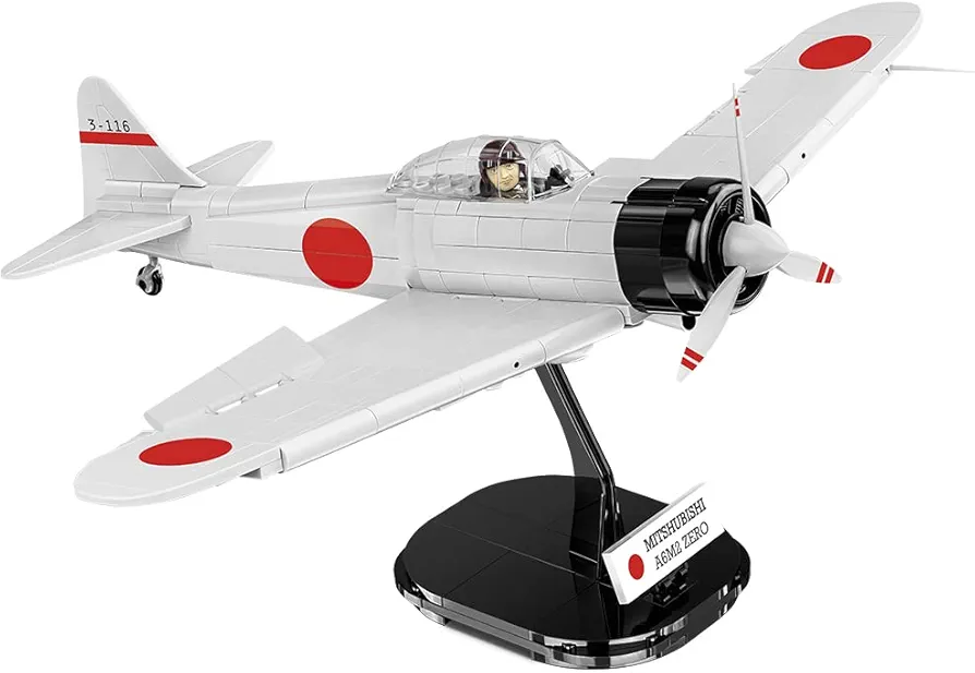 COBI Historical Collection World War II Mitsubishi A6M2 Zero-SEN Plane