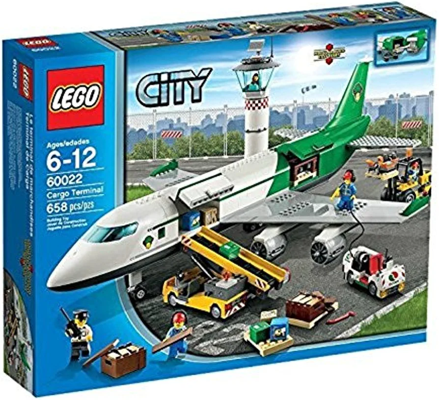 LEGO City 60022 Cargo Terminal Toy Building Set