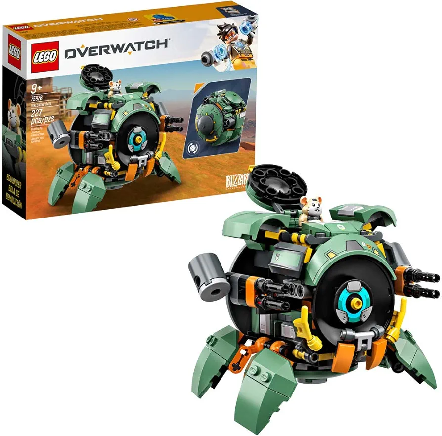 LEGO Overwatch Wrecking Ball 75976 Building Kit, Overwatch Toy for Girls and Boys Aged 9+ (227 Pieces)