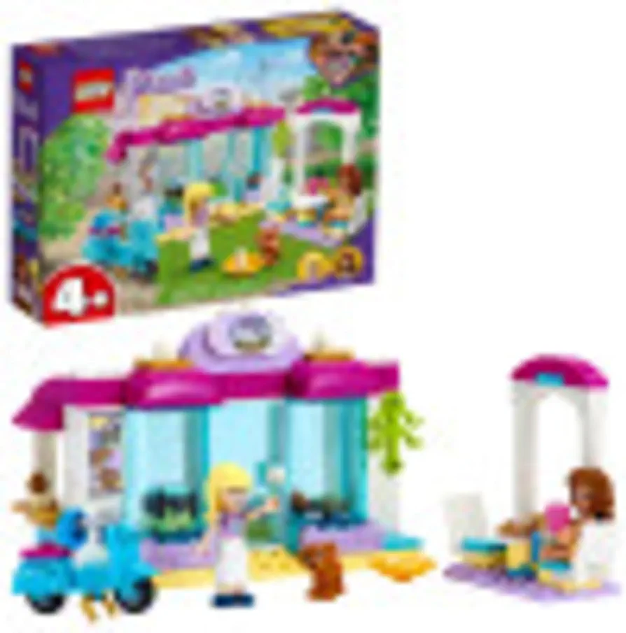 LEGO Friends Heartlake City Bakery 41440 Building Kit; Kids Café Toy Playset Friends Stephanie and Olivia; Collectible Toy, New 2021 (99 Pieces)