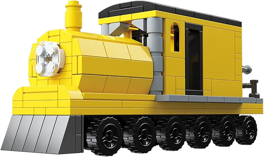 Train Building Toy Building Blocks Set, Horror Game Spider Train Blocks for Train Lovers, Scary Monster Train, Halloween Model and Birthday Gift for Game Fans ，Over 15 Years Old (Yellow 290pcs)