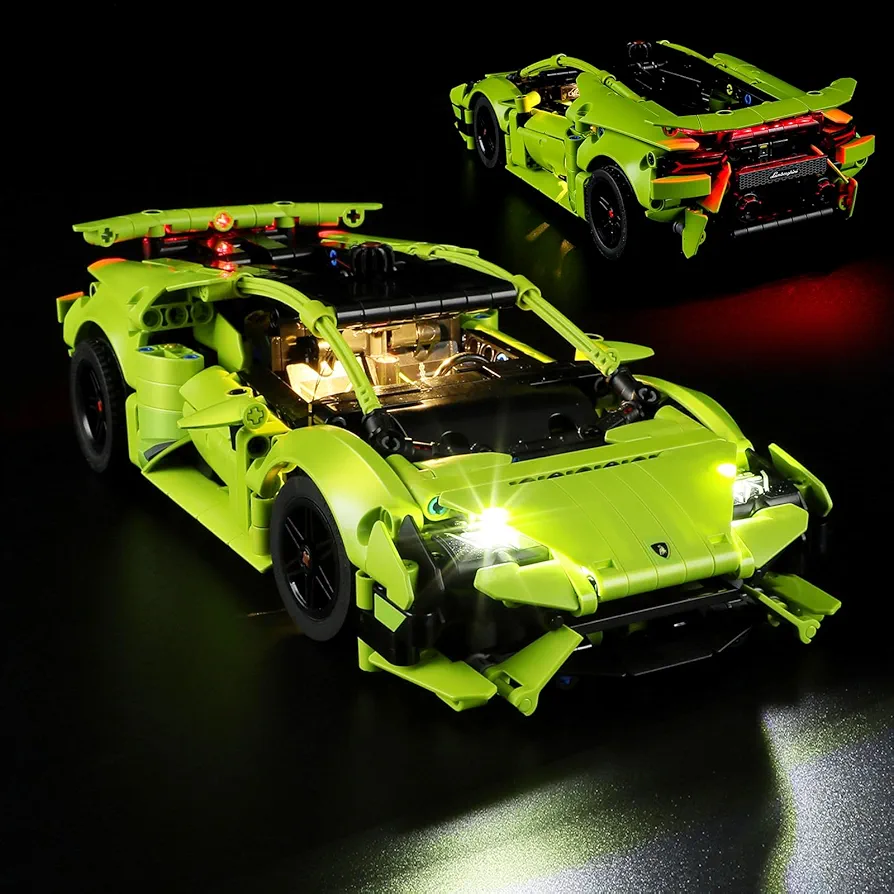 Light Kit for Lego-42161 Lamborghini Huracan Tecnica - Compatible with Lego Technic Building Block Set for Adult, Lego Set Not Included