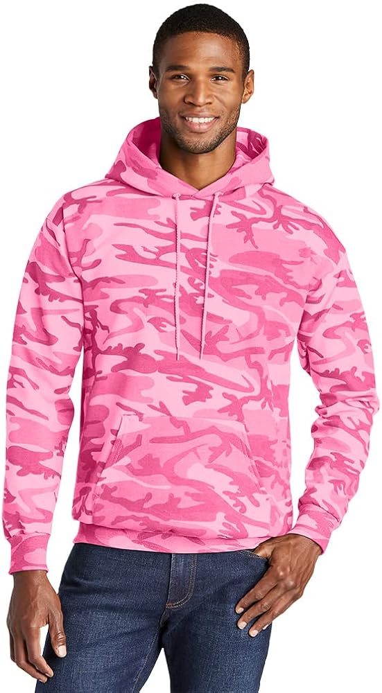 Port & Company® Core Fleece Camo Pullover Hooded Sweatshirt. PC78HC