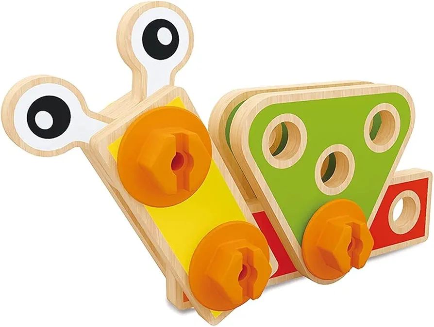 Hape Basic Builder Set E3080 42 Parts Age . Child Toddler Wooden Toy