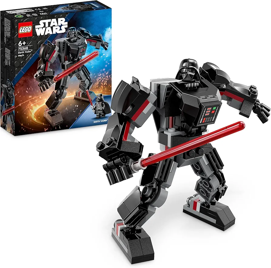 LEGO Star Wars Darth Vader's Mecca, Buildable Action Figure with Articulated Pieces, Cabin for Minifigure, Red Laser Sword, Collectible Toy for Boys and Girls Ages 6+ 75368