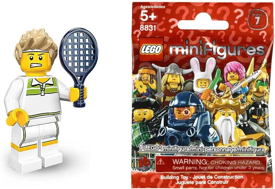 Lego Mini-Figures - Series 7 Tennis Player Figure