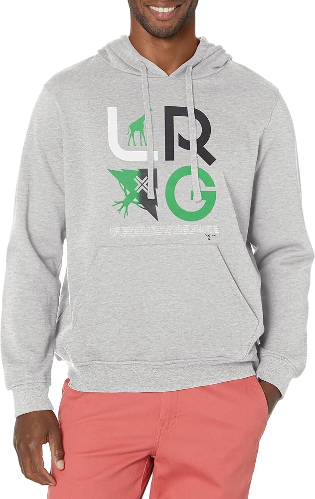 LRG Men's Lifted Research Group Logo Hooded Sweatshirt