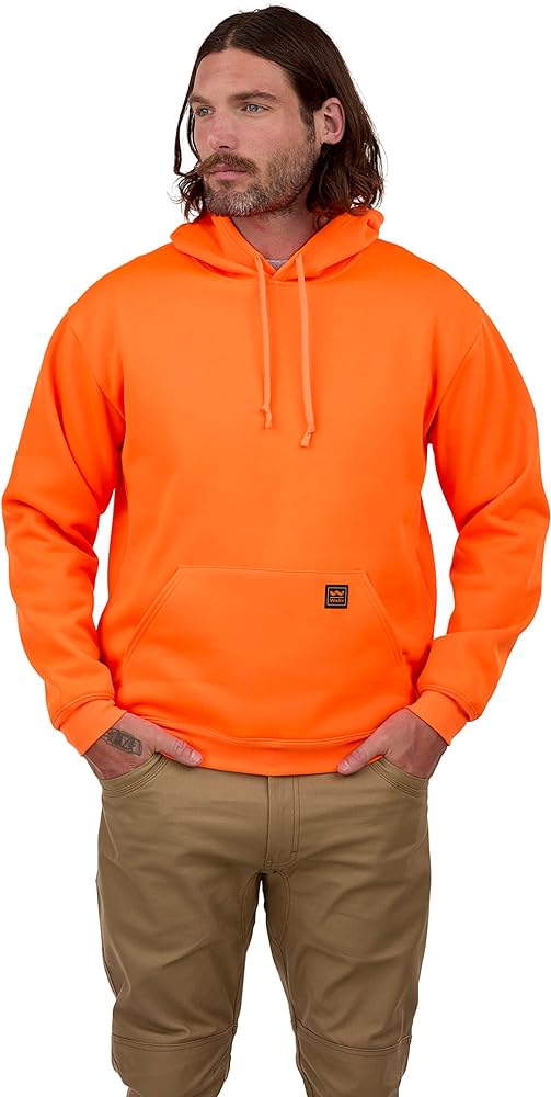 Walls Men's Outdoor Goods Enhanced Vis Pullover Work Hoodie