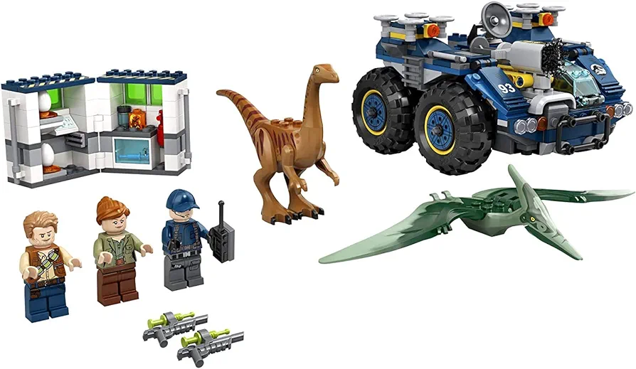 LEGO Jurassic World Gallimimus and Pteranodon Breakout 75940, Dinosaur Building Kit for Kids, Featuring Owen Grady, Claire Dearing and ACU Trooper Minifigures for Creative Play (391 Pieces)