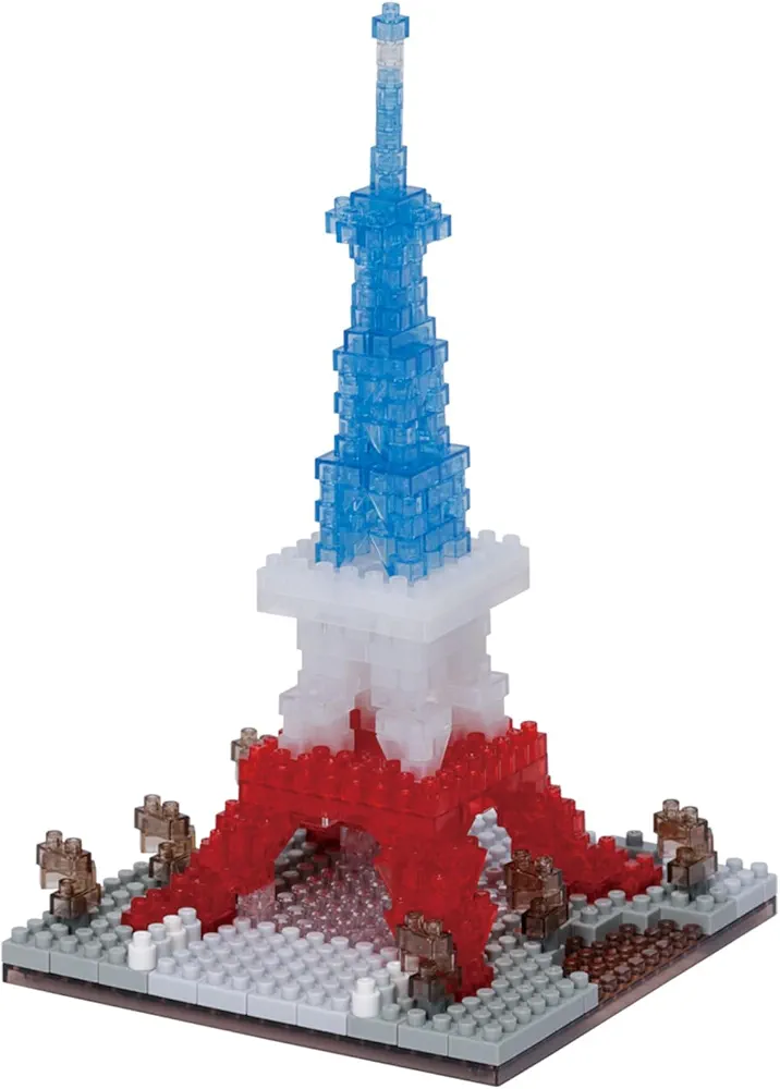 nanoblock - World Famous Buildings - Paris, Banks of The Seine Tricolor ver., Sights to See Series Building Kit