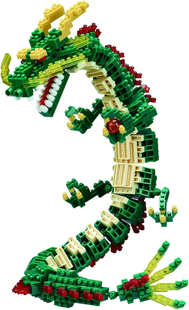 nanoblock - Fantastic Animals - Dragon (Renewal), Advanced Hobby Series Building Kit