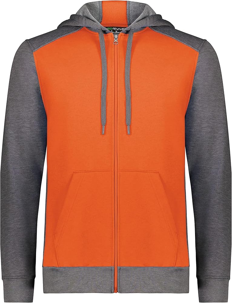 Augusta Sportswear Men's Three-season Fleece Full Zip Hoodie