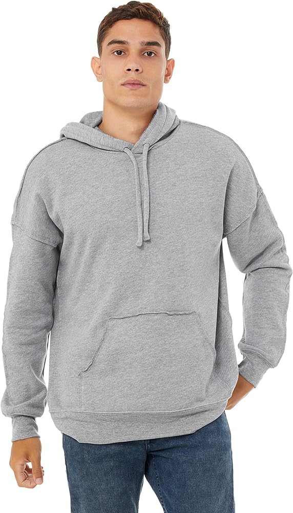 Bella Canvas Men's Raw Edge Hoodie