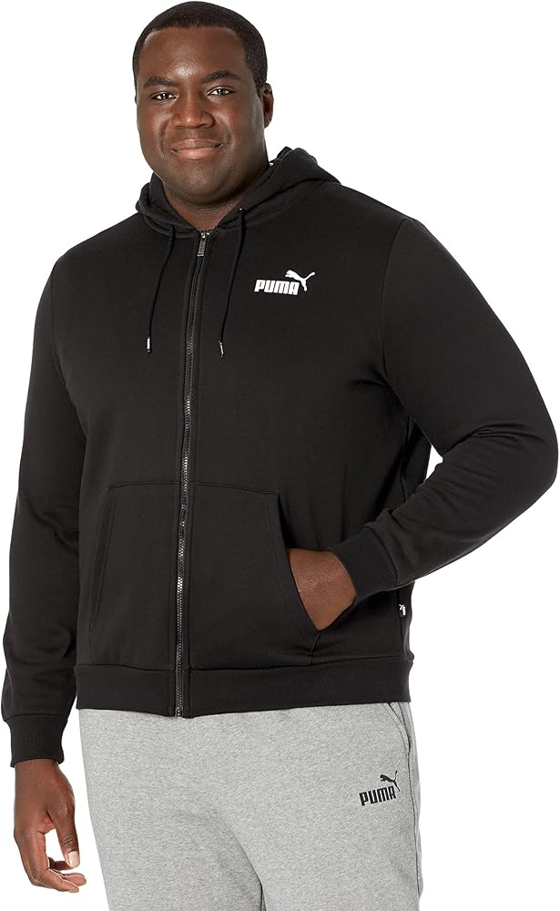 PUMA Men's Essentials Full Zip Fleece Hoodie