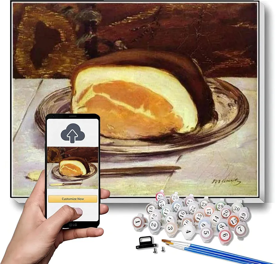 DIY Painting Kits for Adults The Ham Painting by Edouard Manet Arts Craft for Home Wall Decor