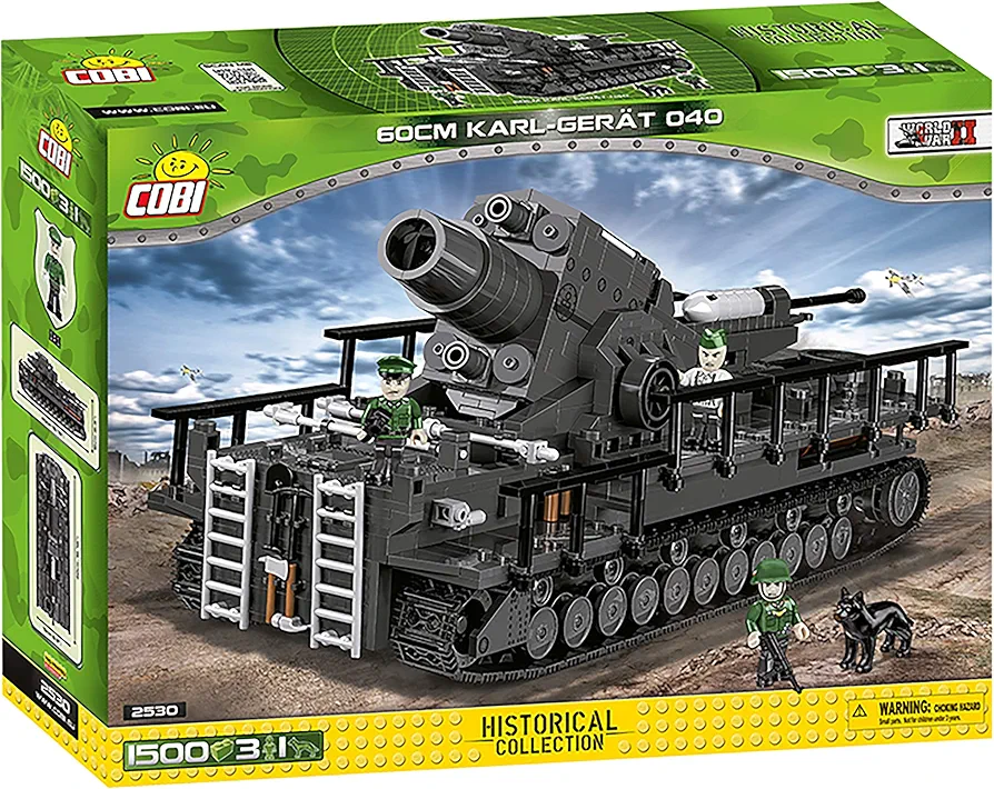 COBI Historical Collection 60 cm Karl-Gerät 040, Multicolor