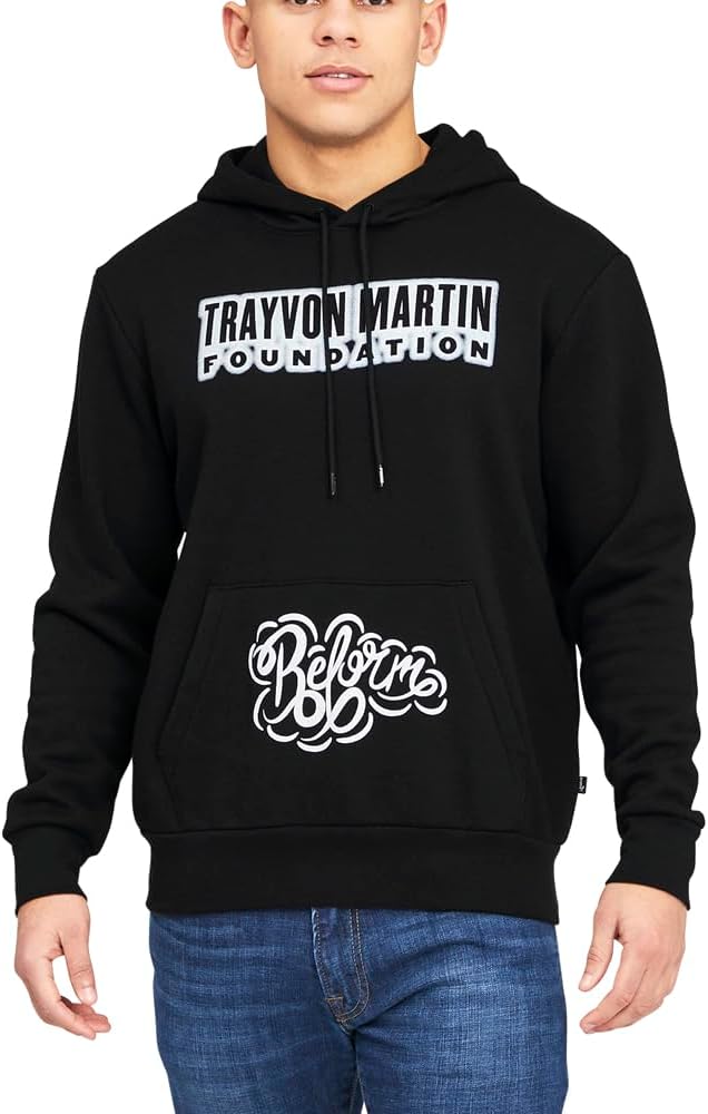 Puma Mens Trayvon Martin Graphic Foundation Hoodie Casual Outerwear Casual - Black - Size XXL