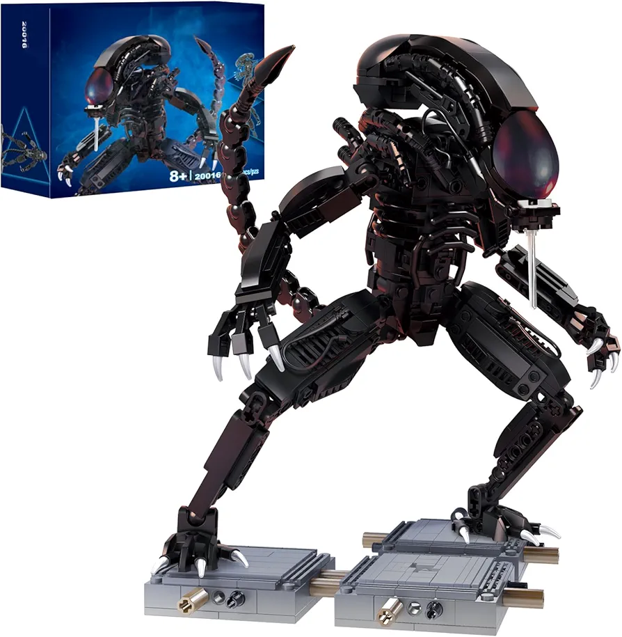 Xenomorph Action Figure Building Kit Compatible with Lego Sets for for Adults,for Boys 8-12,14 Years Up,Toy Building Collection 616pcs