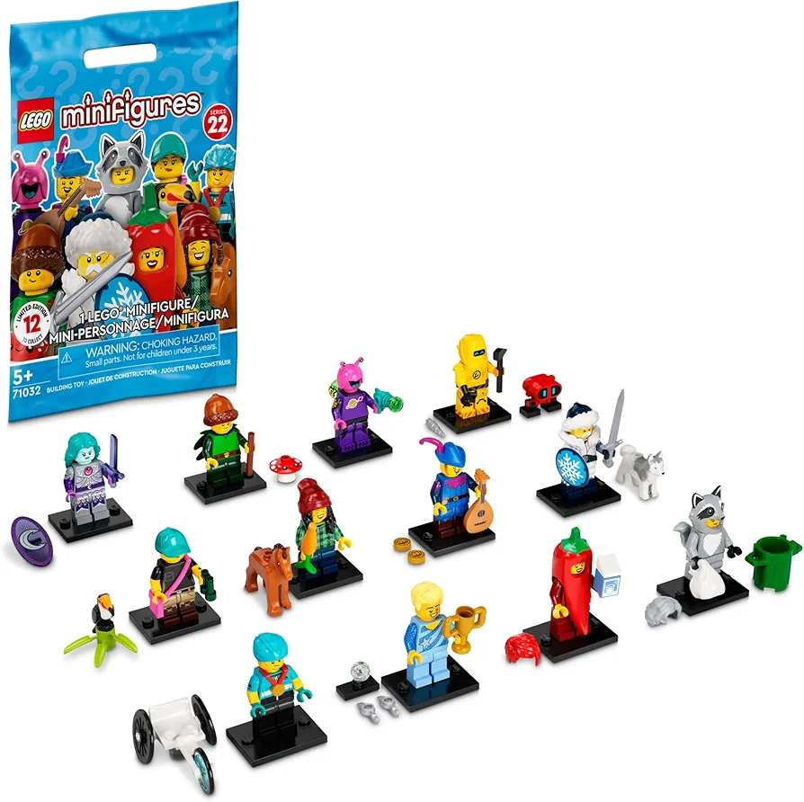 LEGO Minifigures Series 22 71032 Limited Edition Building Kit; Collectible Toys for Creative Fun for Ages 5+ (1 of 12 to Collect)