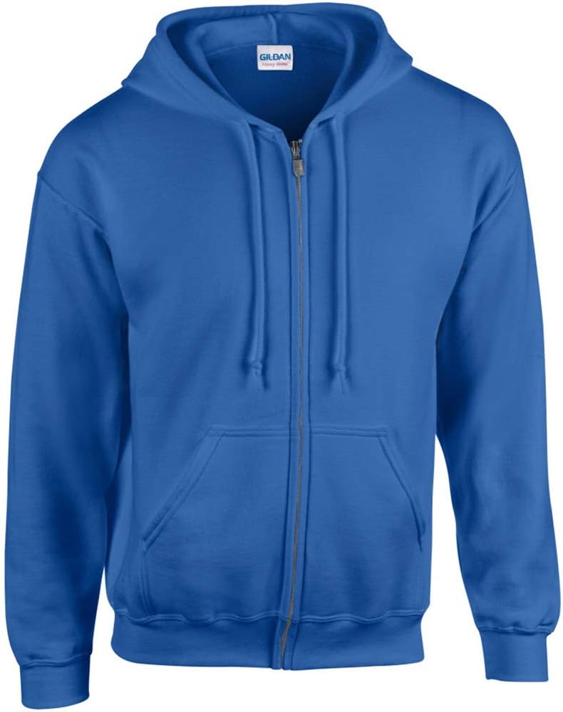 Gildan Adult Fleece Zip Hooded Sweatshirt, Style G18600, X-Large