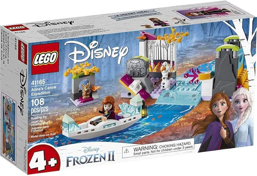 LEGO Disney Frozen II Anna’s Canoe Expedition 41165 Frozen Adventure Building Kit (108 Pieces)