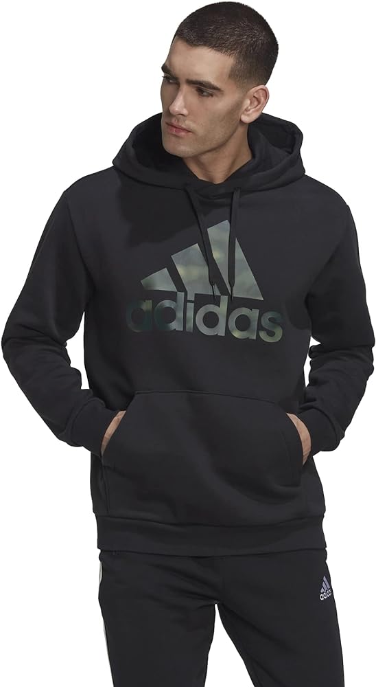 adidas Men's Essentials Camouflage Printed French Terry Hoodie