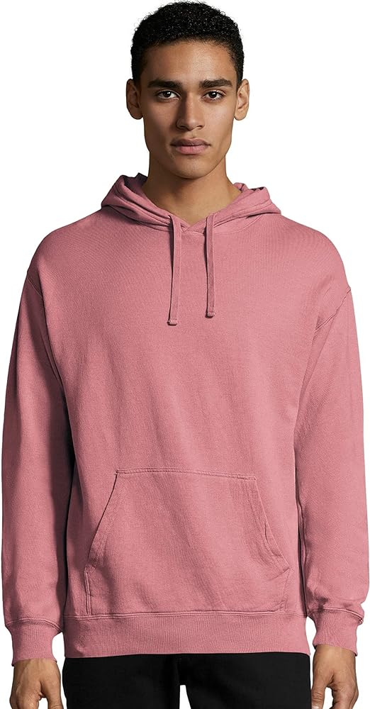 Hanes mens Comfortwash Garment Dyed Fleece Hoodie