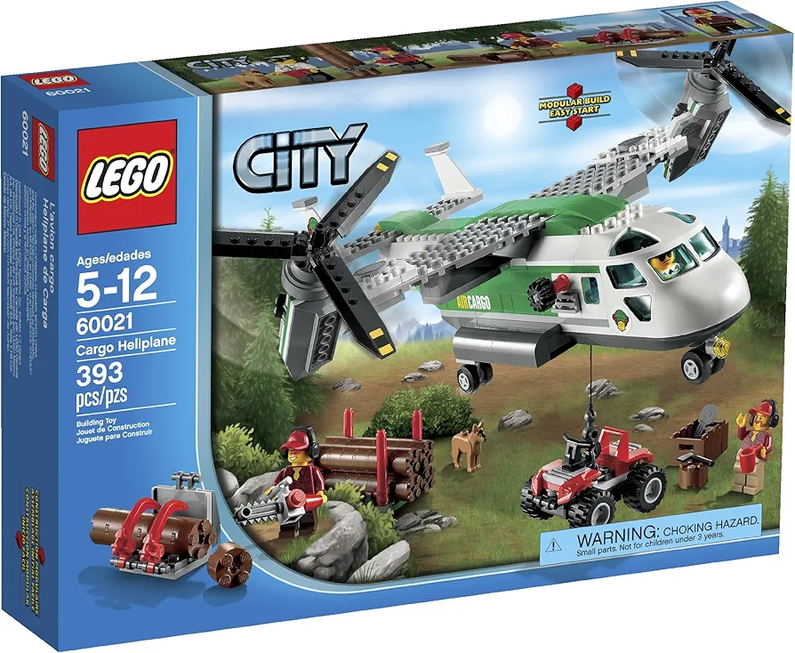 LEGO City 60021 Cargo Heliplane Toy Building Set