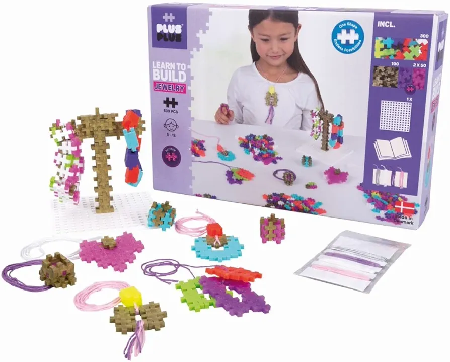 PLUS PLUS – Learn to Build Jewellery - Construction Building Stem Toy