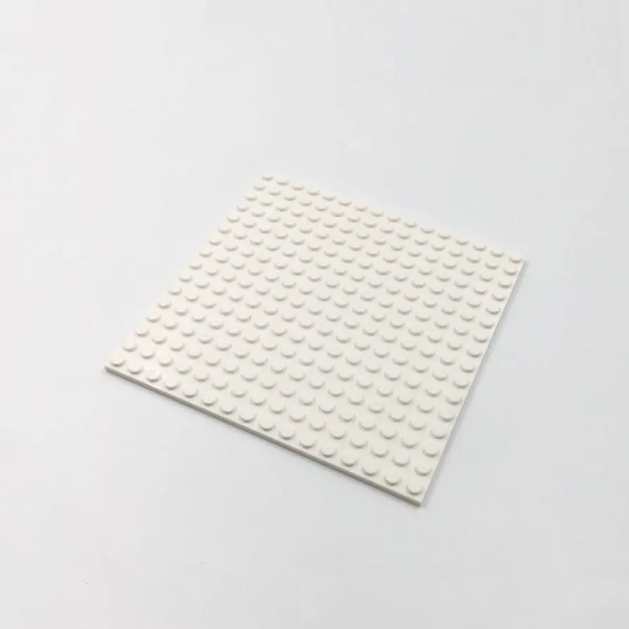 Classic White Plates Bulk, White Plate 16x16, Building Plates Flat 5 Pcs, Compatible with Lego Parts and Pieces: 16x16 White Plates(Color: White)