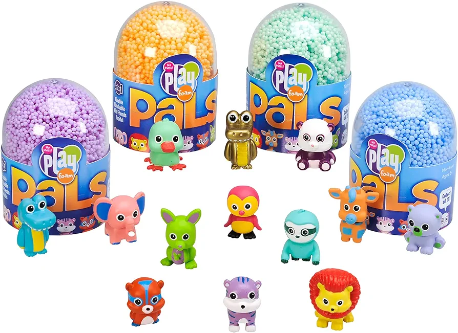 Educational Insights Playfoam Pals Wild Friends 6-Pack, Fidget, Sensory Toy, GIft for Boys & Girls, Ages 5+