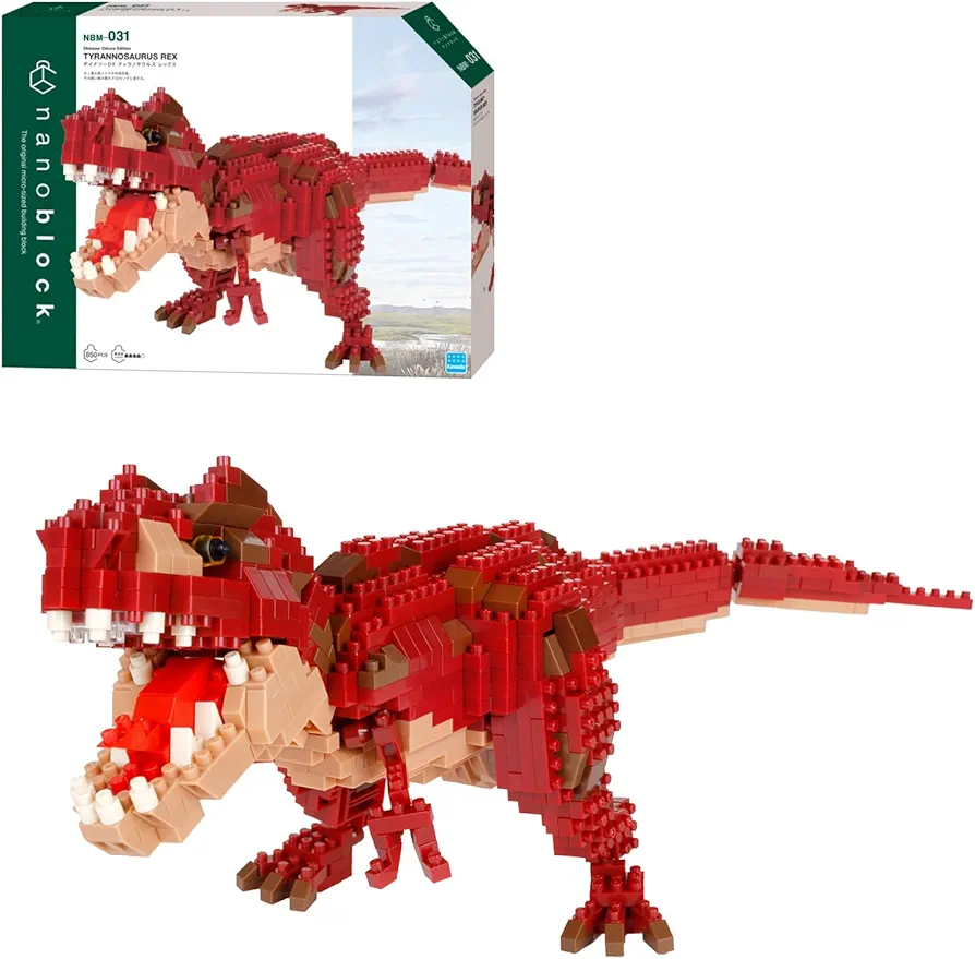 nanoblock - Dinosaur Deluxe Edition Tyrannosaurus Rex, [Dinosaurs], Advanced Hobby Series Building Kit